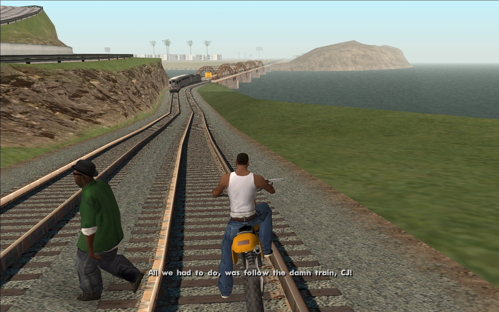 Wrong side of the tracks GTA San Andreas