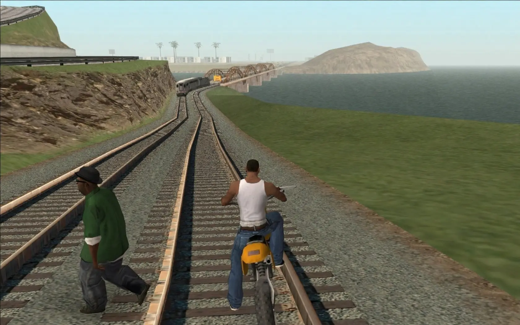 Wrong side of the tracks GTA San Andreas